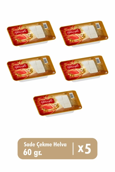 Sade Çekme Helva 60 G x 5 Adet ürün görseli 1