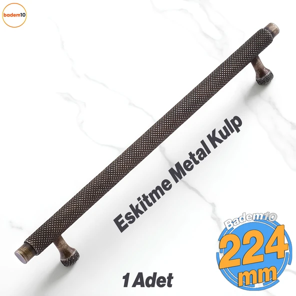 Martin Eskitme Antik Sarı Metal Kulp 224 mm Mobilya Çekmece Mutfak Dolabı Dolap Modern Kapak Kulplar ürün görseli 1