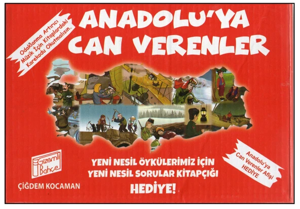 GİZEMLİ BAHÇE 4. SINIF ANADOLU'YA CAN VERENLER HİKAYE SETİ ürün görseli 1