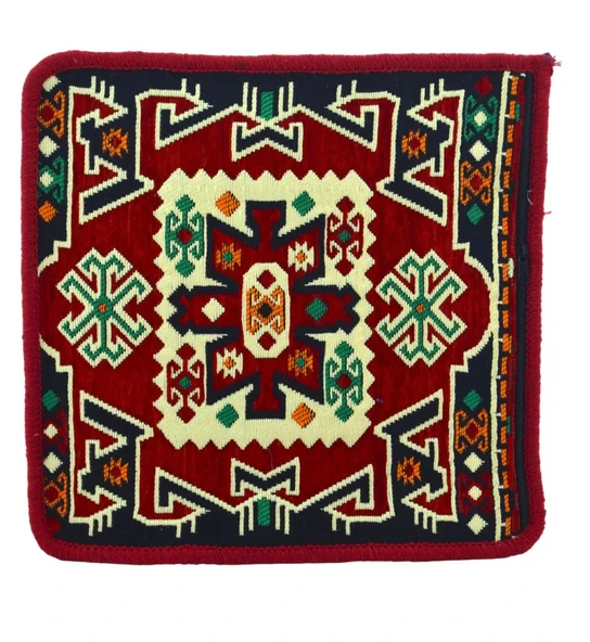 Dekoratif Otantik Çift Taraflı Fermuarlı Kilim Şark Köşesi Minder Kılıfı (40cmx41cm) Mod3 ürün görseli 1