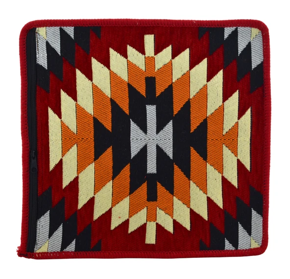 Dekoratif Otantik Çift Taraflı Fermuarlı Kilim Şark Köşesi Minder Kılıfı (40cmx41cm) Mod13 ürün görseli 1
