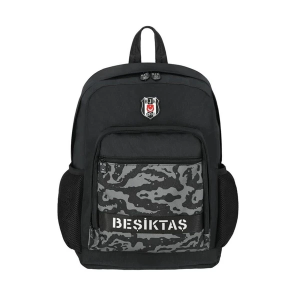 ME 25317 BEŞİKTAŞ KAMUFLAJ DESENLİ KOLON DETAYLI SIRT ÇANTASI ürün görseli 1