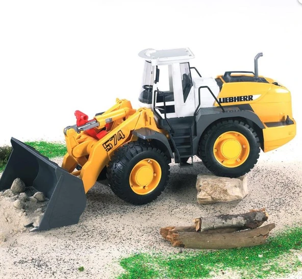 Bruder Liebherr L 574 Kepçe Br02430 - Resim 5