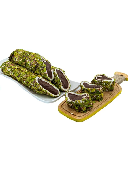 Dadak Lokum ve Kuruyemiş  File Antep Fıstığı Kaplamalı Çikolata Dolgulu Lokum 2 kg ürün görseli 1