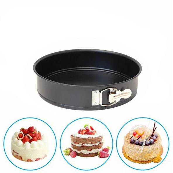Patisse Yuvarlak Kelepçeli Altı Çıkan Pasta Kek Kalıbı 6.5X20 CM ürün görseli 1
