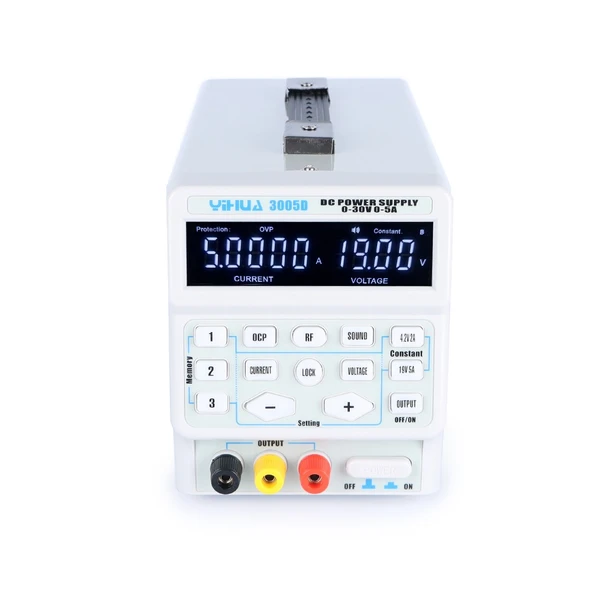 WellHise Yihua 3005D 0-30V 5A Programlanabilir DC Güç Kaynağı ürün görseli 1
