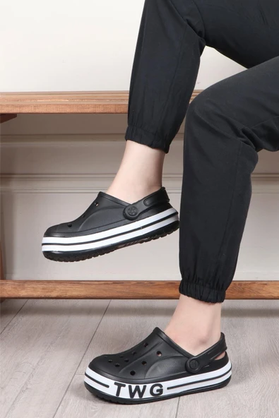 Siyah Unisex Sabo Terlik - Resim 3