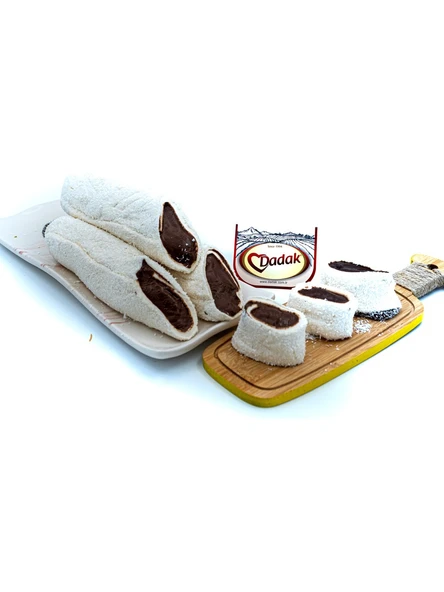 Dadak Lokum ve Kuruyemiş  Hindistan Cevizi Kaplamalı Çikolata Dolgulu Lokum 5 kg ürün görseli 1