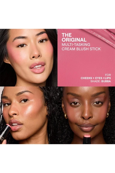 Nudestix Nudies Blush Mat Allık Stick Bubba 7GR - Resim 3