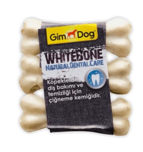 Gimdog Mordimi Press Kemik 3,5'' - 9 cm - 3'lü Beyaz Kemik 60 gr ürün görseli 1