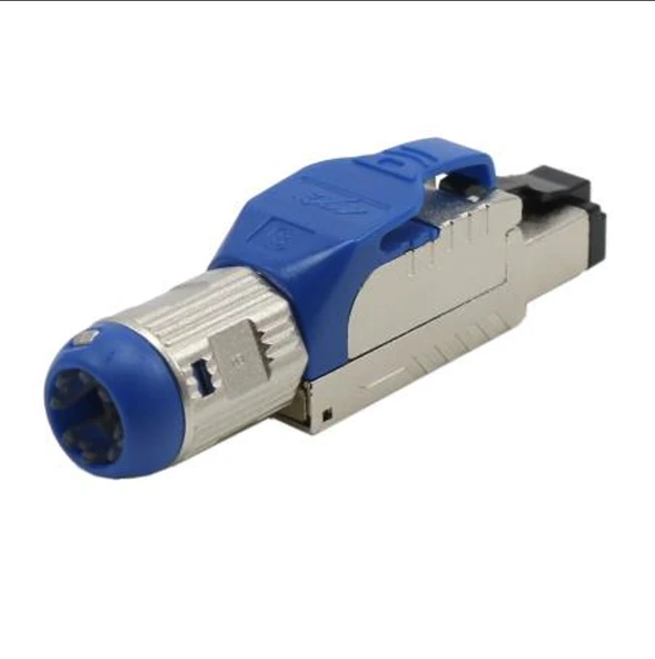 CAT 8 RJ45 Endustriyel Tip IP20 STP Korumali Saha Fisi Sonlandirma Konnektoru ürün görseli 1