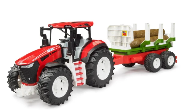 Bruder Roadmax Kütük Taşıyan Römorklu Traktör Br03453 ürün görseli 1