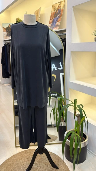 invee modal kumaş fresh takim 7126 siyah ürün görseli 1