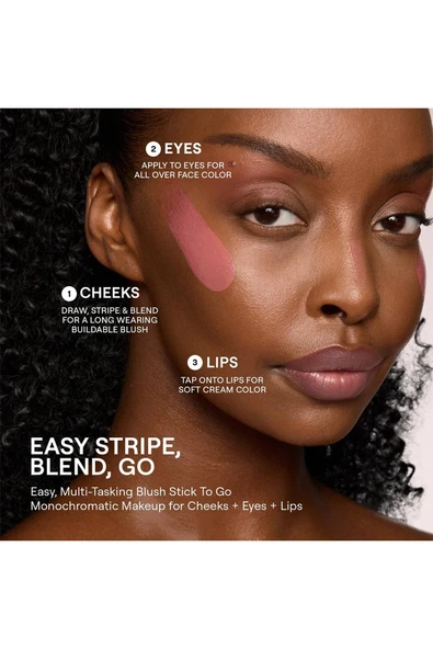 Nudestix Nudies Blush Mat Allık Stick Bubba 7GR - Resim 5