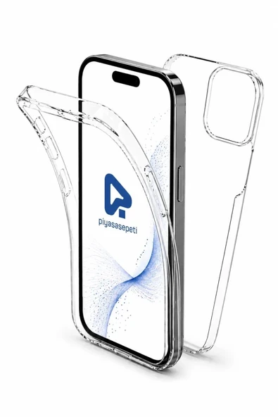 Apple iPhone 16 Plus 6.7'' Çift Taraflı Silikon Kılıf Şeffaf ürün görseli 1