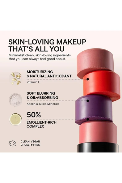 Nudestix Nudies Blush Mat Allık Stick Bubba 7GR - Resim 4