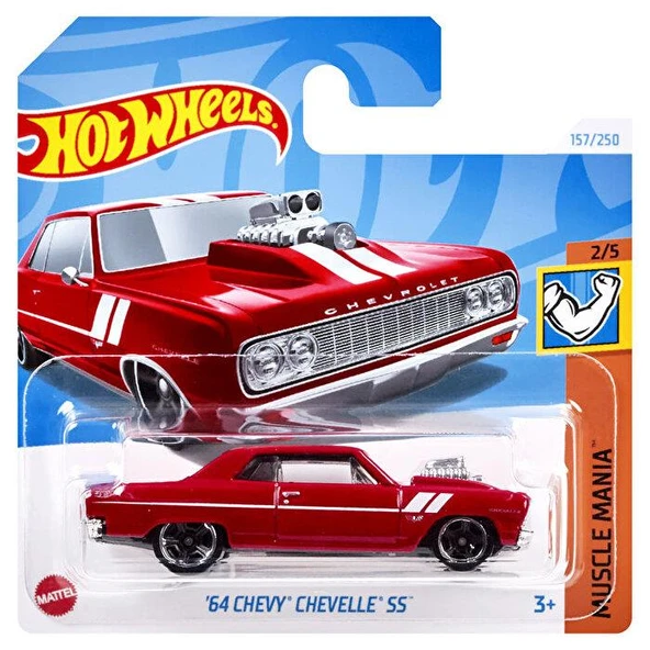 Hot Wheels Tekli Arabalar 64 Chevy Chevelle Ss HTC58 ürün görseli 1