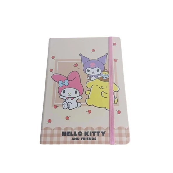 Keskin Color Hello Kitty Ve Arkadaşları A5 80 Yp. Çiz.Spr.Sert Kp. Defter 410151-13 ürün görseli 1