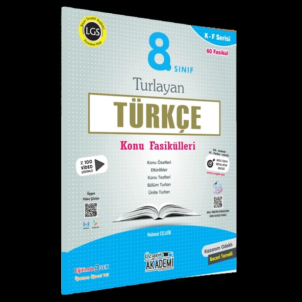 Üçgen 8.Sınıf Türkçe Turlayan Konu Fasikülleri ürün görseli 1