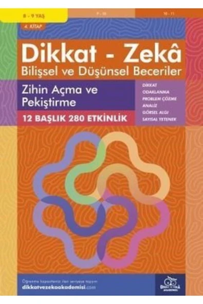Dikkat Zeka 4.Kitap Zihin Açma Pekiştirme ürün görseli 1