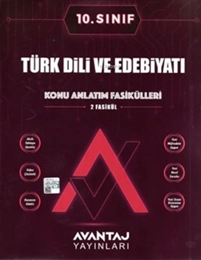 Avantaj 10.Sınıf Türk Dili Edebiyatı Konu Anlatım Fasikülleri ürün görseli 1