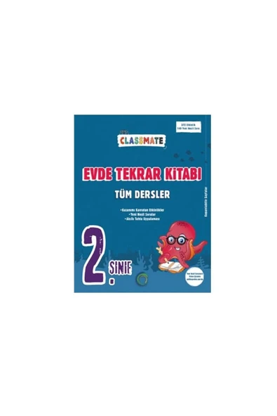 Okyanus 2.Sınıf Tüm Dersler Evde Tekrar Kitabı ürün görseli 1