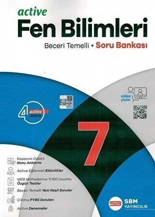 7.Sınıf Active Fen Bilimleri Soru Bankası ürün görseli 1
