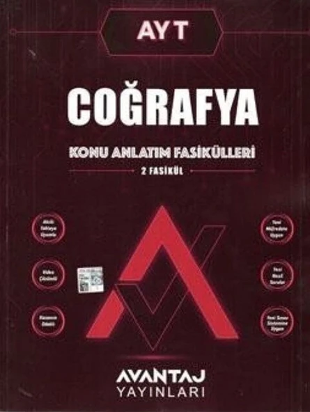 Avantaj Ayt Coğrafya Konu Anlatım Fasikülleri ürün görseli 1