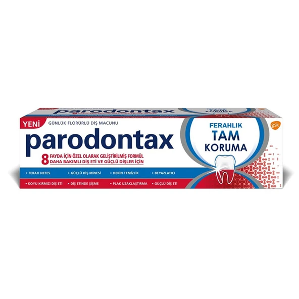 Parodontax Florürlü Diş Macunu Ferahlık Tam Koruma 75 ml ürün görseli 1