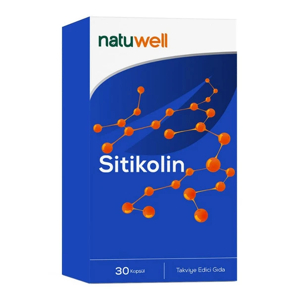 Natuwell Sitikolin Takviye Edici Gıda 30 Kapsül ürün görseli 1