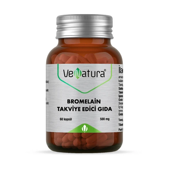 VeNatura Bromelain Takviye Edici Gıda 60 Kapsül ürün görseli 1