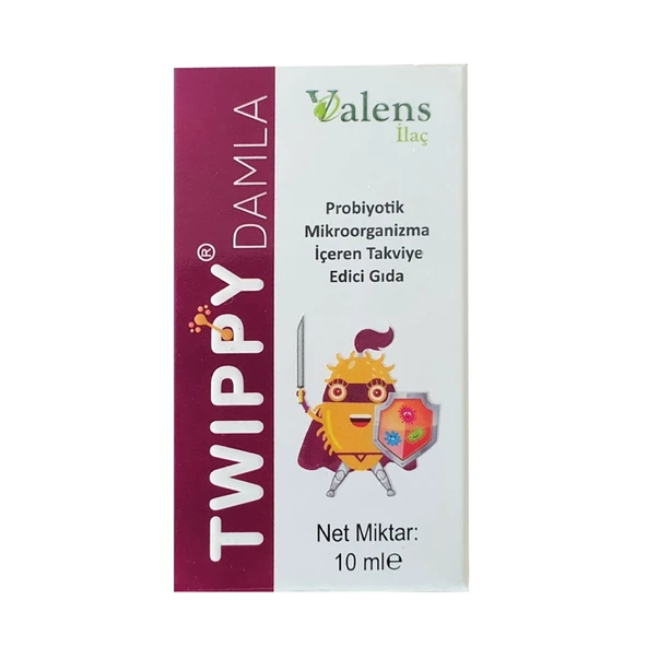 Twippy Probiyotik Mikroorganizma İçeren Takviye Edici Gıda 10 ml ürün görseli 1
