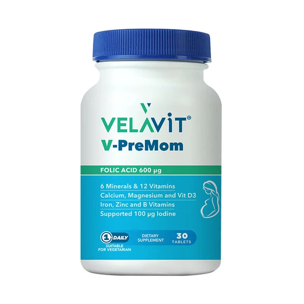 Velavit V-PreMom 30 Tablet ürün görseli 1