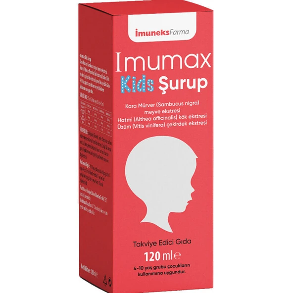 İmuneks Farma İmumax Kids Syrup 120 ml ürün görseli 1