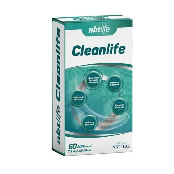 NbtLlife Cleanlife Takviye Edici Gıda 60 Kapsül ürün görseli 1