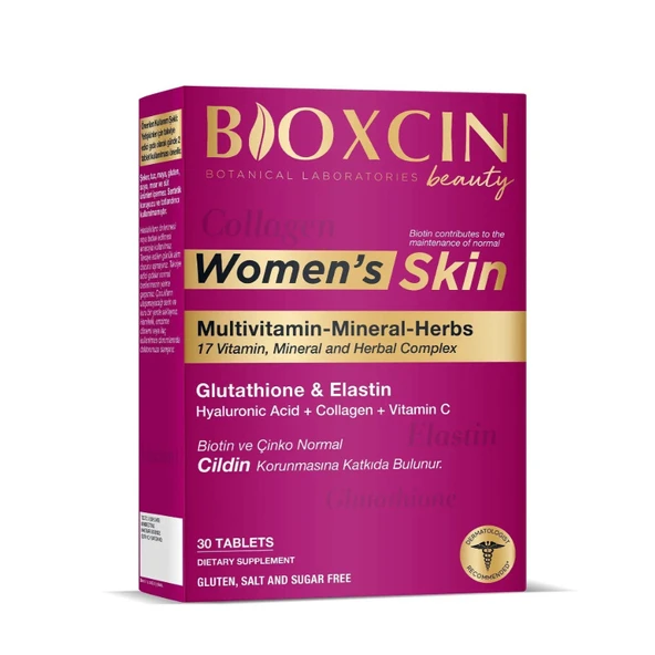 Bioxcin Womens Skin Collagen Takviye Edici Gıda 30 Tablet ürün görseli 1