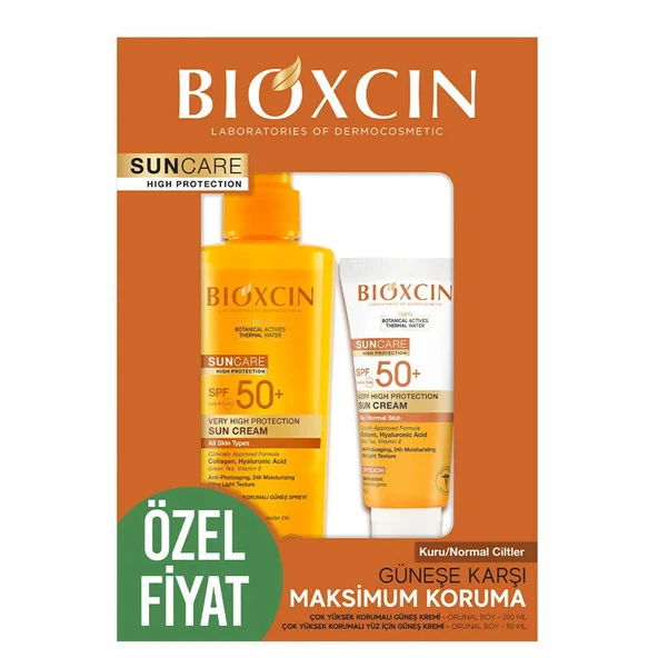 Bioxcin Güneşe Karşı Maksimum Koruma Seti Kuru/Normal Ciltler ürün görseli 1