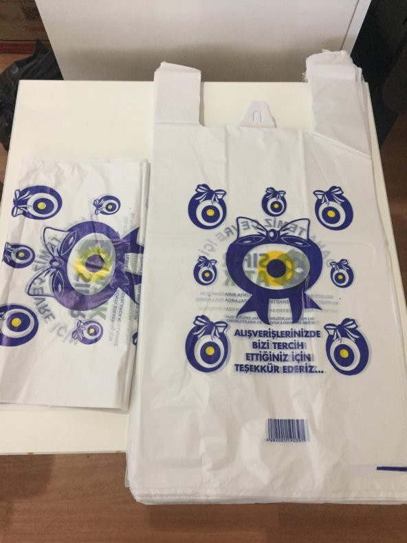 NAZAR BONCUK BASKILI HIŞIR POŞET BÜYÜK BOY 5 kg ÜCRETSİZ KARGO ürün görseli 1