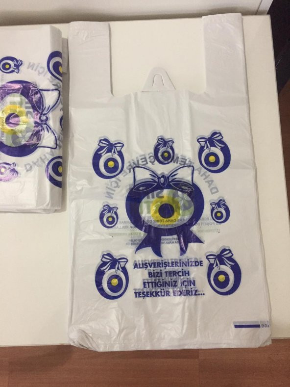 NAZAR BONCUK BASKILI HIŞIR POŞET ORTA BOY 5 kg ÜCRETSİZ KARGO ürün görseli 1