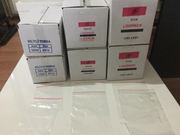 KİLİTLİ POŞET 10*12 1.000Lİ PAKET ÜCRETSİZ KARGO ürün görseli 1