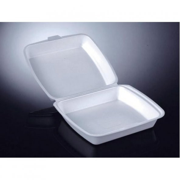 BÖLMESİZ KAPAKLI KÖPÜK TABAK 100 LÜ ÜCRETSİZ KARGO! ürün görseli 1