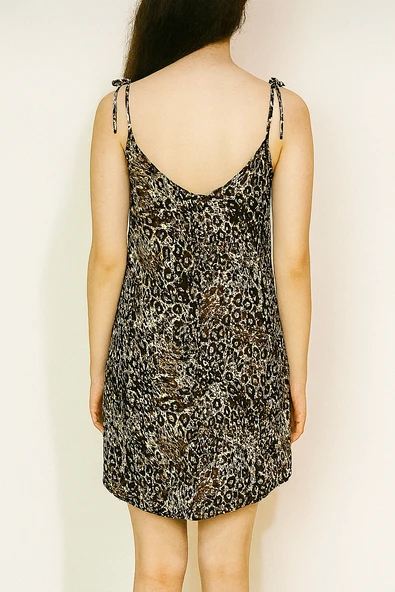 Leopar Mini Boy Elbise - Resim 3