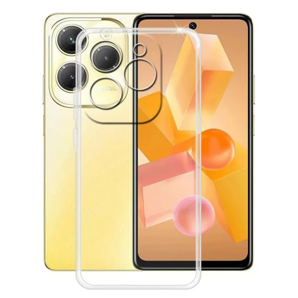 Infinix Hot 40 Kılıf Silikon Şeffaf Kapak ürün görseli 1