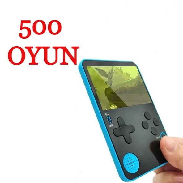 500 Dahili Oyunlu Mini Game Console Taşınabilir Retro Oyun Konsolu Eğlence Keyif Bir Arada ürün görseli 1