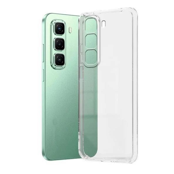 Infinix Hot 50 Pro Kılıf Silikon Şeffaf Kapak ürün görseli 1