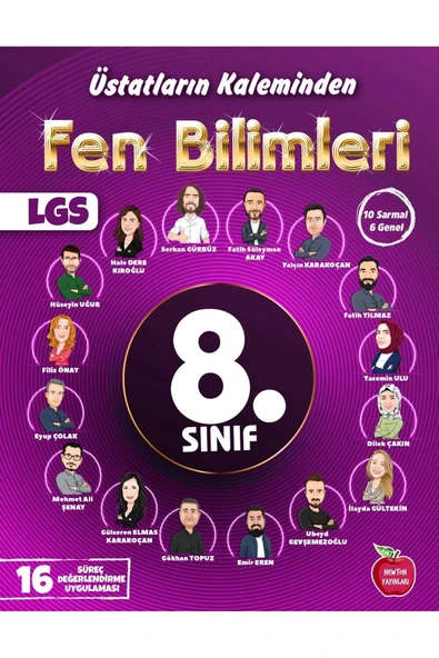 Newton 8. Sınıf  Fen Bilimleri Üstatların Kaleminden Yıllık 16 Süreç Değerlendirme ürün görseli 1