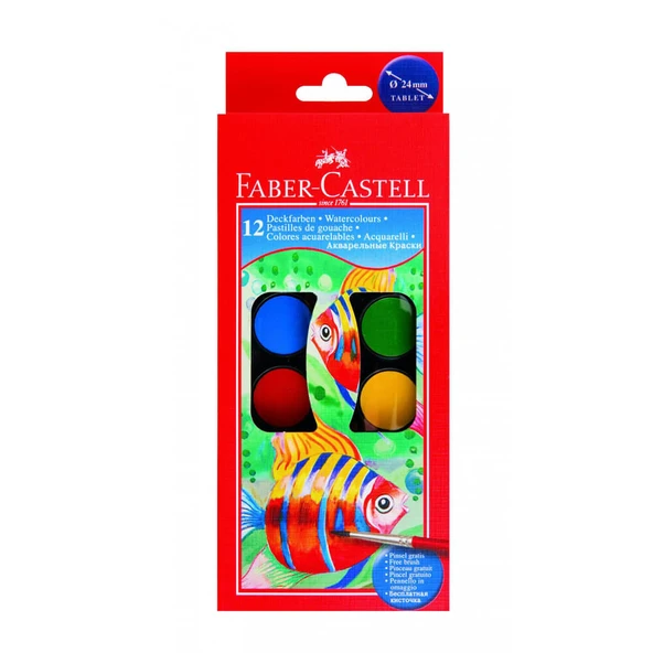 Faber-Castell Suluboya 12 Renk Küçük Boy ürün görseli 1
