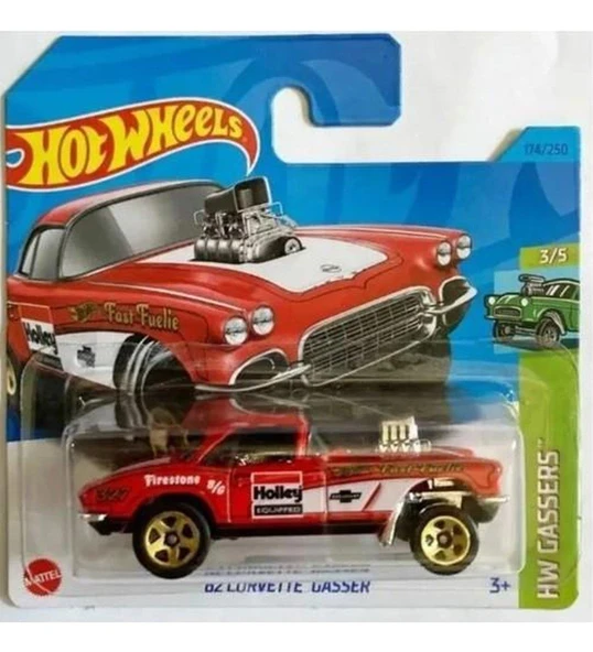 Hot Wheels Tekli Arabalar 62 Corvette Gasser HKH64 ürün görseli 1