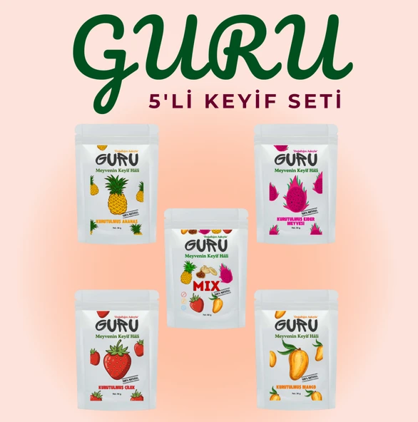 Guru 5'li Keyif Seti Meyve Kurusu ürün görseli 1