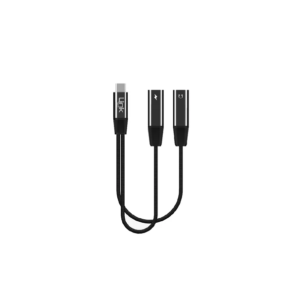 LinkTech A203 Type-C to Type-C + Type-C 65W 2in1 Dönüştürücü Adaptör ürün görseli 1